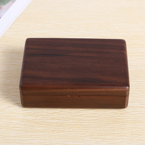 Wooden Jewelry Packing Case Portable Wedding Ring Necklace Bracelet Organizer