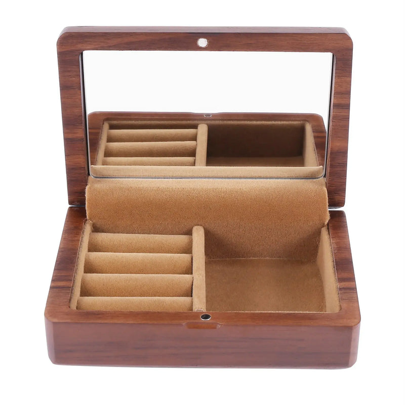 Wooden Jewelry Packing Case for Rings Necklaces Bracelets
