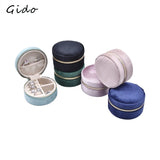 Velvet Round Jewelry Storage Ring Box