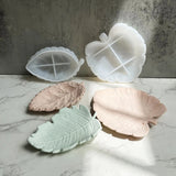 Leaf Shaped Resin Tray Mold DIY Tea Tray Silicone Mold
