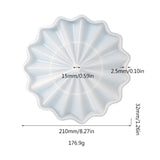 Round Tray Epoxy Casting Mold with Drain Hole