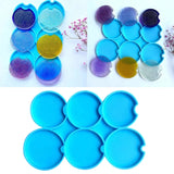 Silicone Resin Tray Molds DIY Coaster Epoxy Casting Home Decor