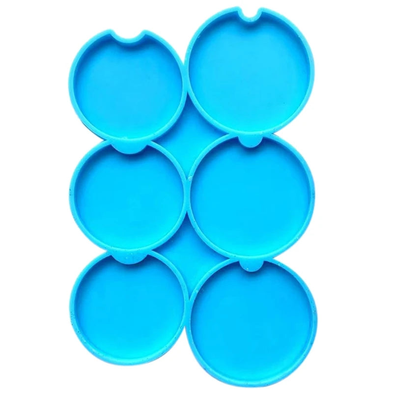 Silicone Resin Tray Molds DIY Coaster Epoxy Casting Home Decor