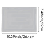 Rectangle Resin Casting Molds for Rolling Tray, Easy Release Silicone Tray Molds
