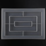 Rectangular Epoxy Silicone Tray Molds &ndash; Easy Release Resin Casting Molds