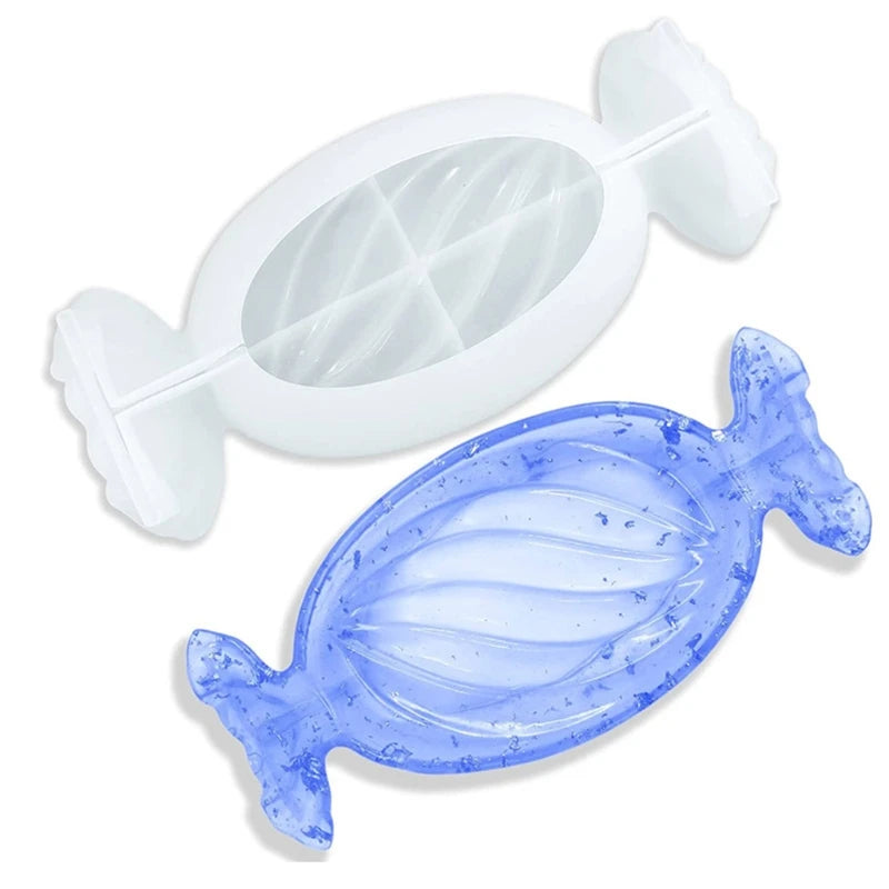 Candy-shaped Tray Resin Mold for Jewelry Storage Plate