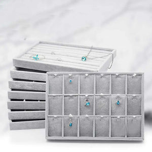 Jewelry Organizer Tray Pendant Earrings Necklaces Bracelets Watch Case