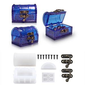 Treasure Box Dice Storage Case Mold Ring Box Crafts Mold