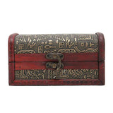 Retro Style Wooden Treasure Chest for Home and Office
