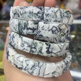 Tree Agate Bracelet Natural Gemstone Bangle