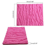 Tree Bark Texture Silicone Mold Cake Fondant Impression Mat