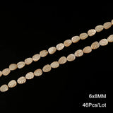 Trochus Top Shell Beads Natural Leaf Shape for Jewelry Making