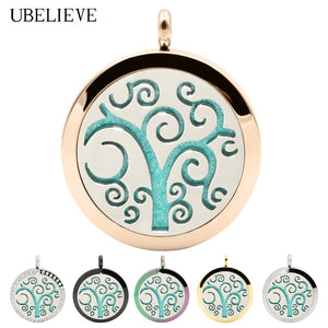 Magnetic Tree Aromatherapy Locket Pendant