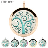 Magnetic Tree Aromatherapy Locket Pendant