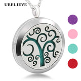 Magnetic Tree Aromatherapy Locket Pendant