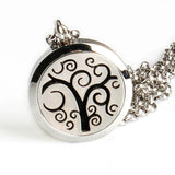 Magnetic Tree Aromatherapy Locket Pendant