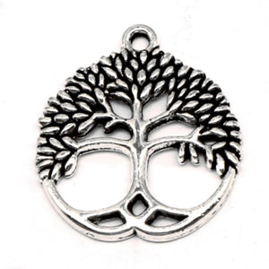 Tree Of Life Charm For Jewelry Making DIY Finding 30pcs