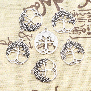 Tree Of Life Charm For Jewelry Making DIY Finding 30pcs