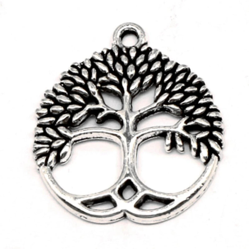Tree Of Life Charm For Jewelry Making DIY Finding 30pcs