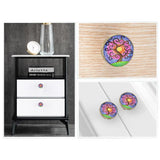 Tree Of Life Glass Drawer Cabinet Pulls Knobs Dresser Cupboard Door Brass Handle