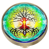 Tree Of Life Glass Drawer Cabinet Pulls Knobs Dresser Cupboard Door Brass Handle