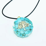 Tree Of Life Orgone Pendant Necklace Pendulum Healing Reiki Jewelry