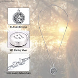 Tree Of Life Air Conditioner Perfume Locket Cremation Urn Pendant Necklace
