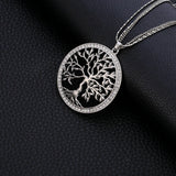 Tree Of Life Pendant Necklace Multilayer Chains Necklace For Women