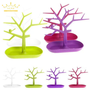 Tree Ornament Jewelry Storage Rack Earring Nail Display Rack