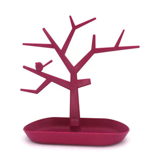 Tree Shaped Jewelry Display Stand Organizer Holder
