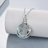 Crystal Cremation Jewelry for Ashes - Tree Urn Necklaces
