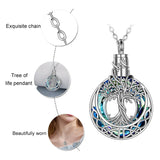 Crystal Cremation Jewelry for Ashes - Tree Urn Necklaces