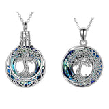 Crystal Cremation Jewelry for Ashes - Tree Urn Necklaces