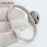 Tree of Life 25MM Magnet Essential Oil Diffuser Bangle Bracelet