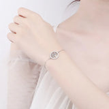 Tree of Life Bracelet with Zircon S925 Silver Jewelry Gift