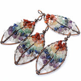 Tree of Life 7 Chakra Necklace Reiki Healing Crystal Pendant