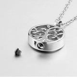 Tree of Life Cremation Jewelry Keepsake Memorial Locket Necklace
