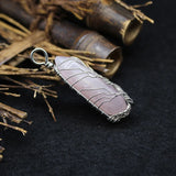 Tree of Life Natural Stone Pendant Green Aventurine Pink Purple Crystal