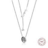 Tree of Life Necklace 925 Silver CZ Pendants for Women