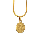 Tree of Life Necklace Hinduism Judaism Celtic Irish Symbol Round Pendant