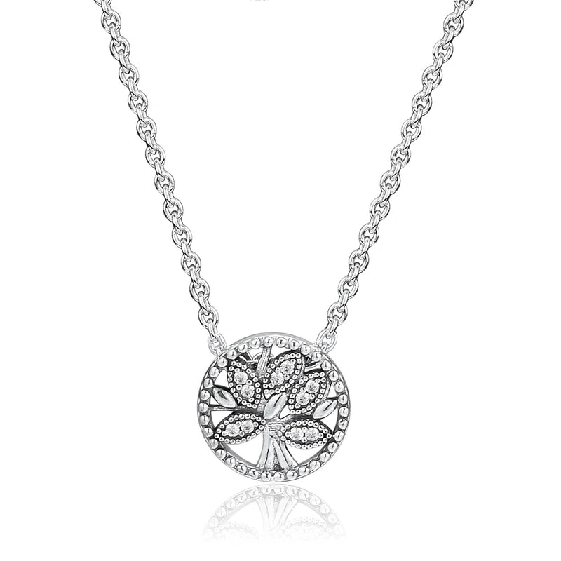Sterling Silver Tree of Life Necklace for DIY Jewelry