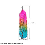 Tree of Life Clear Quartz Healing Crystal Pendant Necklace