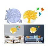 Tree-of-Life and Bird Epoxy Resin Casting Molds Wall-Hanging Decor
