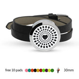 Tree of Life Aroma Oil Diffuser Bracelet with 10 Pads