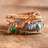 Tree of Life 7 Chakra Wrap Bracelet for Women