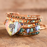 Tree of Life 7 Chakra Wrap Bracelet for Women