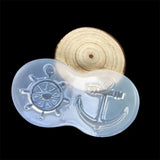 Tree Owl Rudder Silicone Mold Resin Pendant Mould