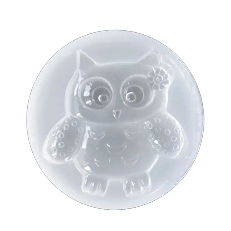 Tree Owl Rudder Silicone Mold Resin Pendant Mould