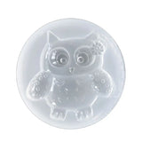 Tree Owl Rudder Silicone Mold Resin Pendant Mould