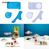 Tree-shaped Shelf Flower Pot Holder Mold Silicone for Resin Crafts